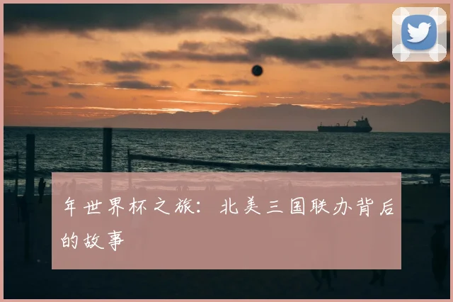 年世界杯之旅:北美三国联办背后的故事