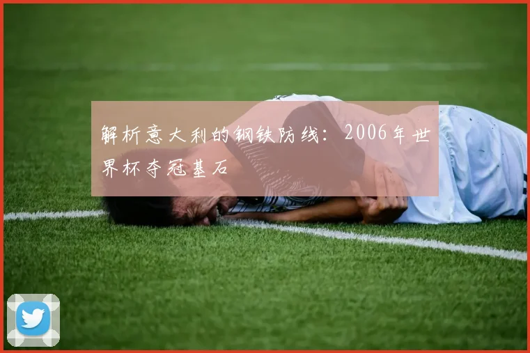 解析意大利的钢铁防线：2006年世界杯夺冠基石