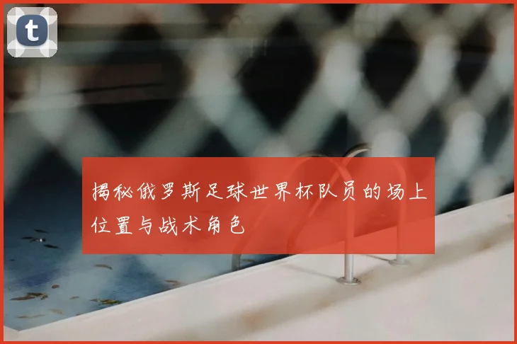 揭秘俄罗斯足球世界杯队员的场上位置与战术角色